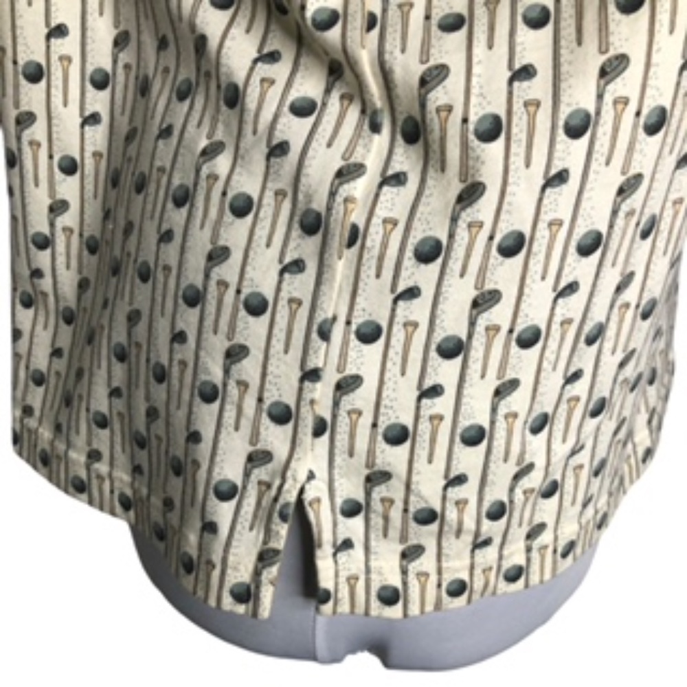 Fairway Outfitters Women's Quarter Front Button Short Sleeve Golf Shirt Size L - Picture 3 of 7